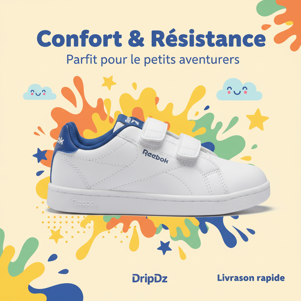 Reebok Royal Complete Clean — Baskets enfant