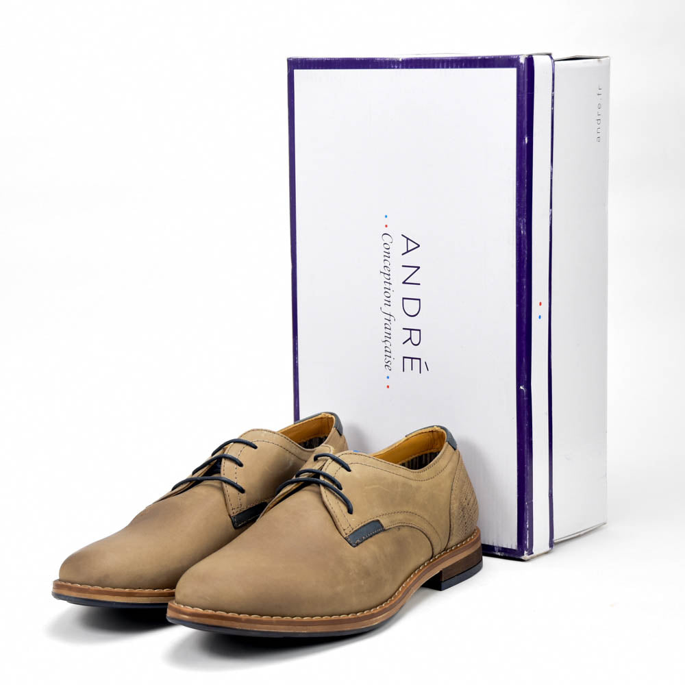 André — Chaussures homme taupe