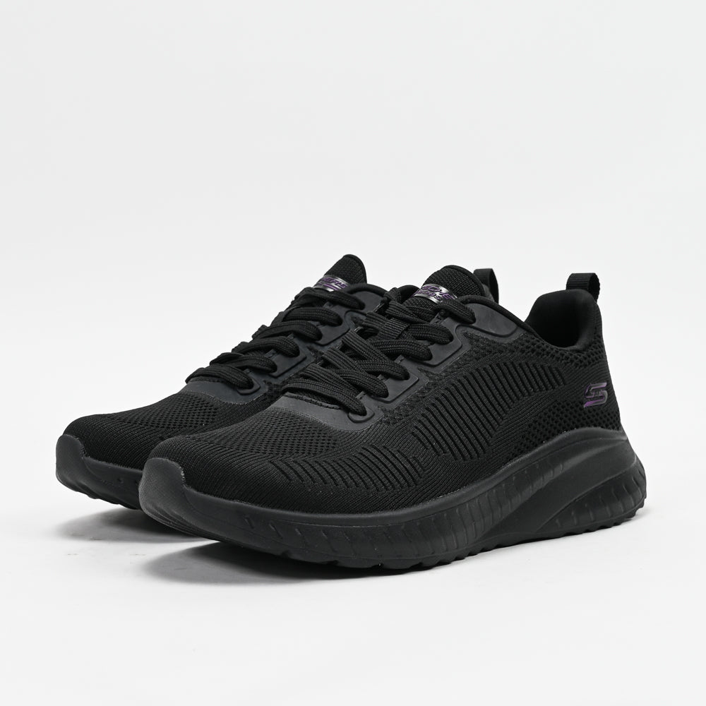 Skechers BOBS Squad Chaos Face Off — baskets femme noir détail