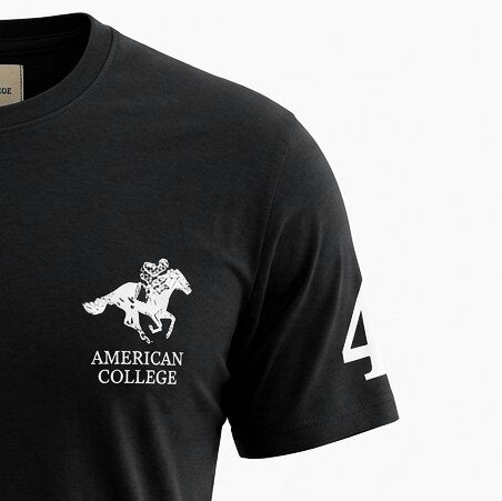 American College t-shirt pour Homme TS260104-BLACK