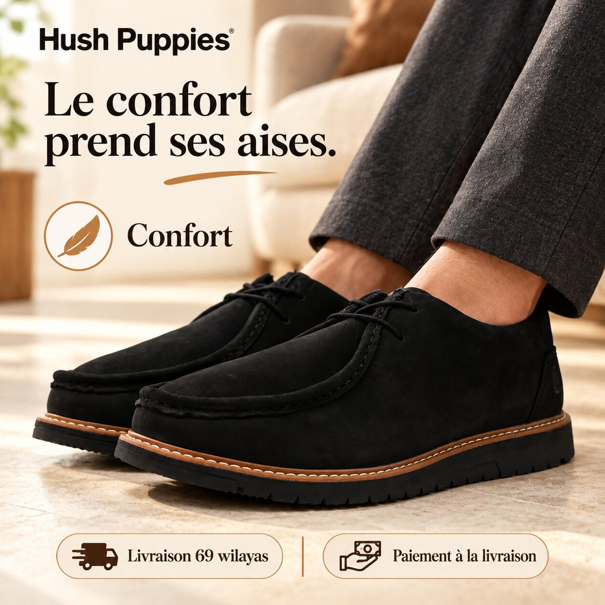 Hush Puppies HPM10613 — chaussures homme