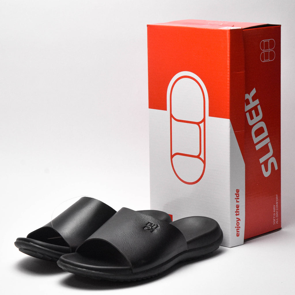 PUCA MEN SPORT SLIPPERS CRATER BLACK 10933