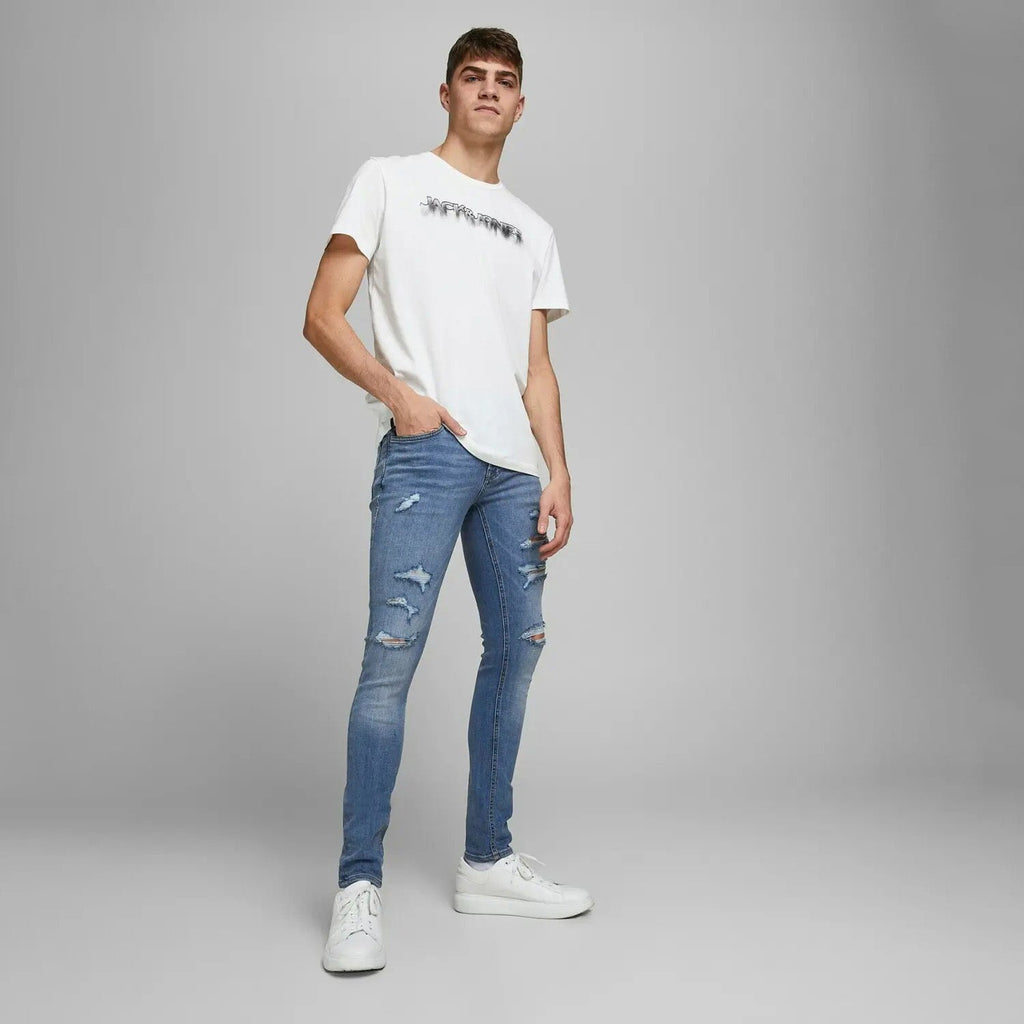 Jack & Jones Glenn Original Blue Denim Jeans 12168958-BLUE
