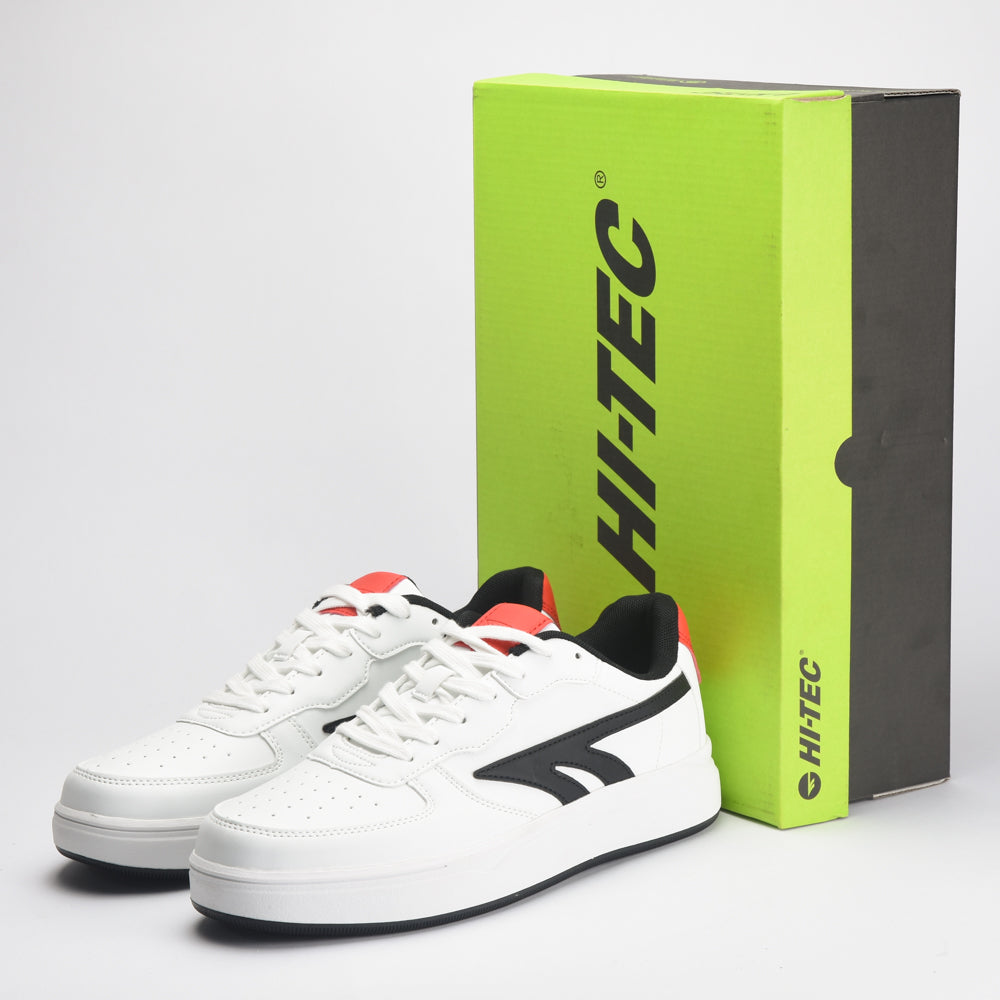 Varsity Court White-Black-Red \ L014810