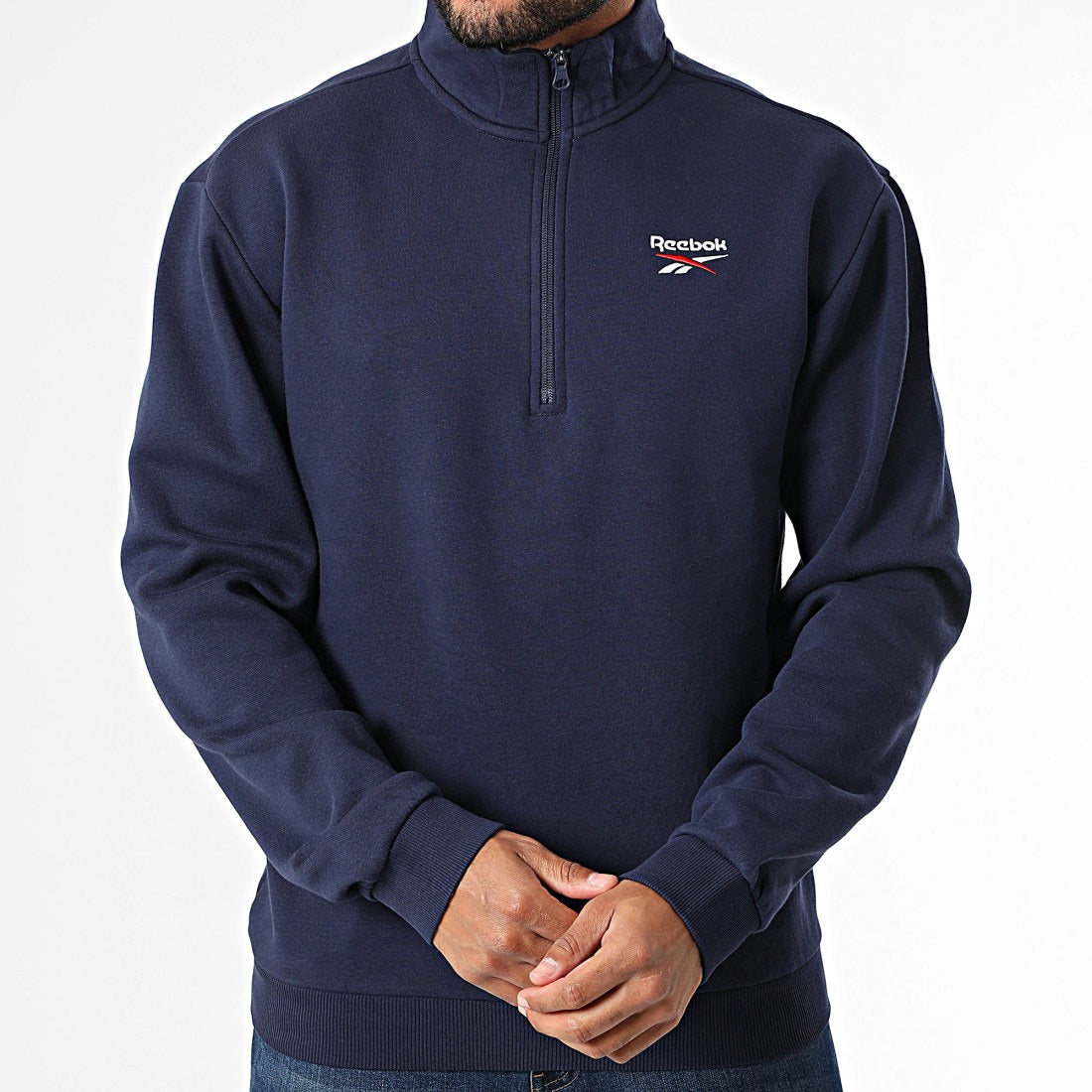 Sweat Col Zippé REEBOK