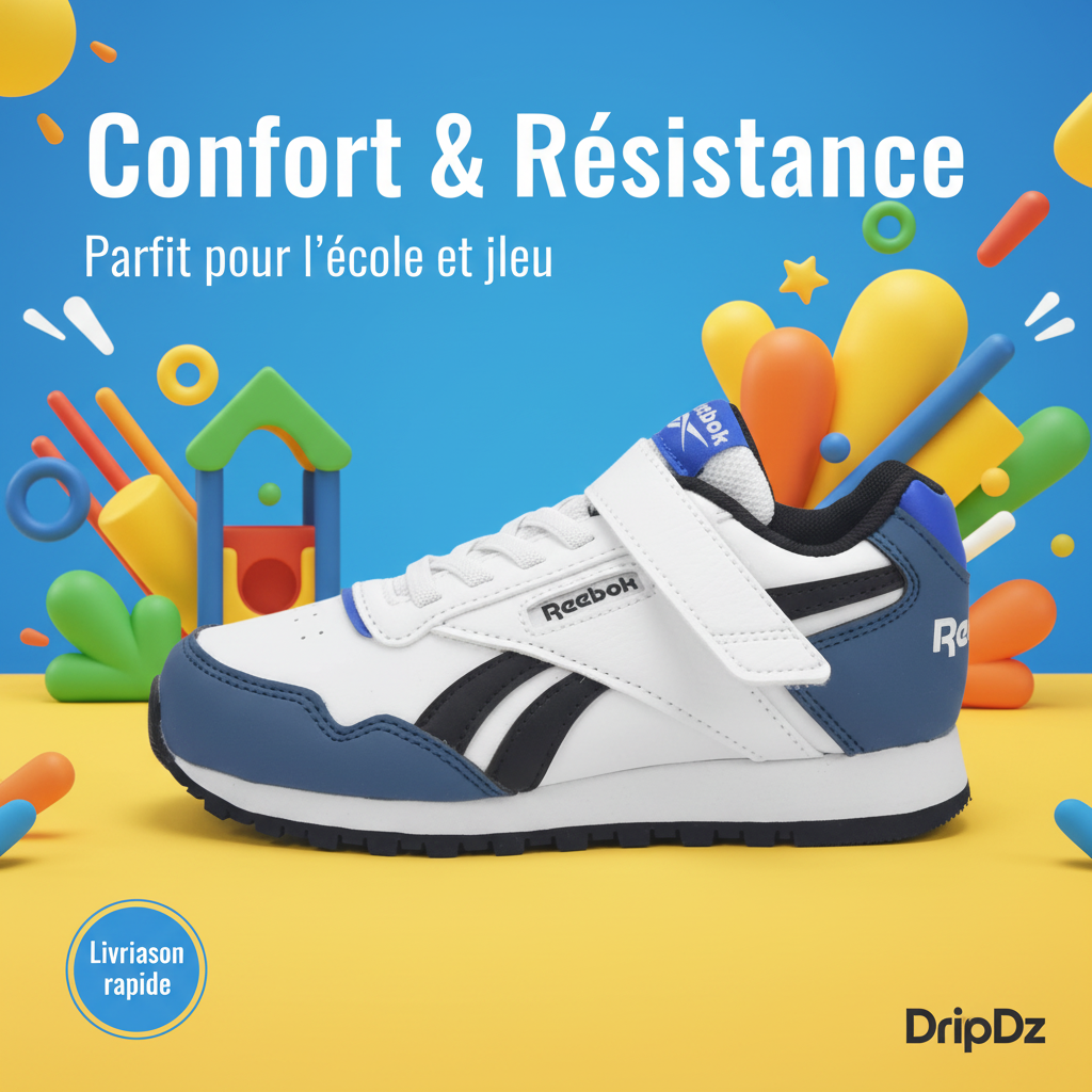Reebok — Baskets enfant garçon