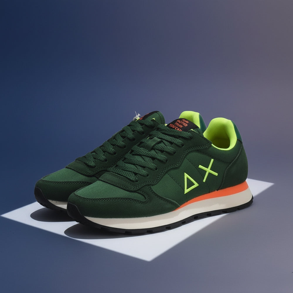 BASKET SUN68 TOM FLUO-37-VERDE SCURO Z44102-37