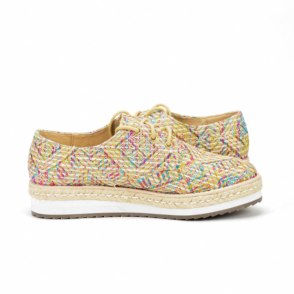 ANDRÉ ESPADRILLES FEMME HARMONICA TEXTILE BEIGE 52125674243
