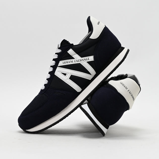 Baskets Armani Exchange Retro Running Homme XUX017-XCC68-BLUE