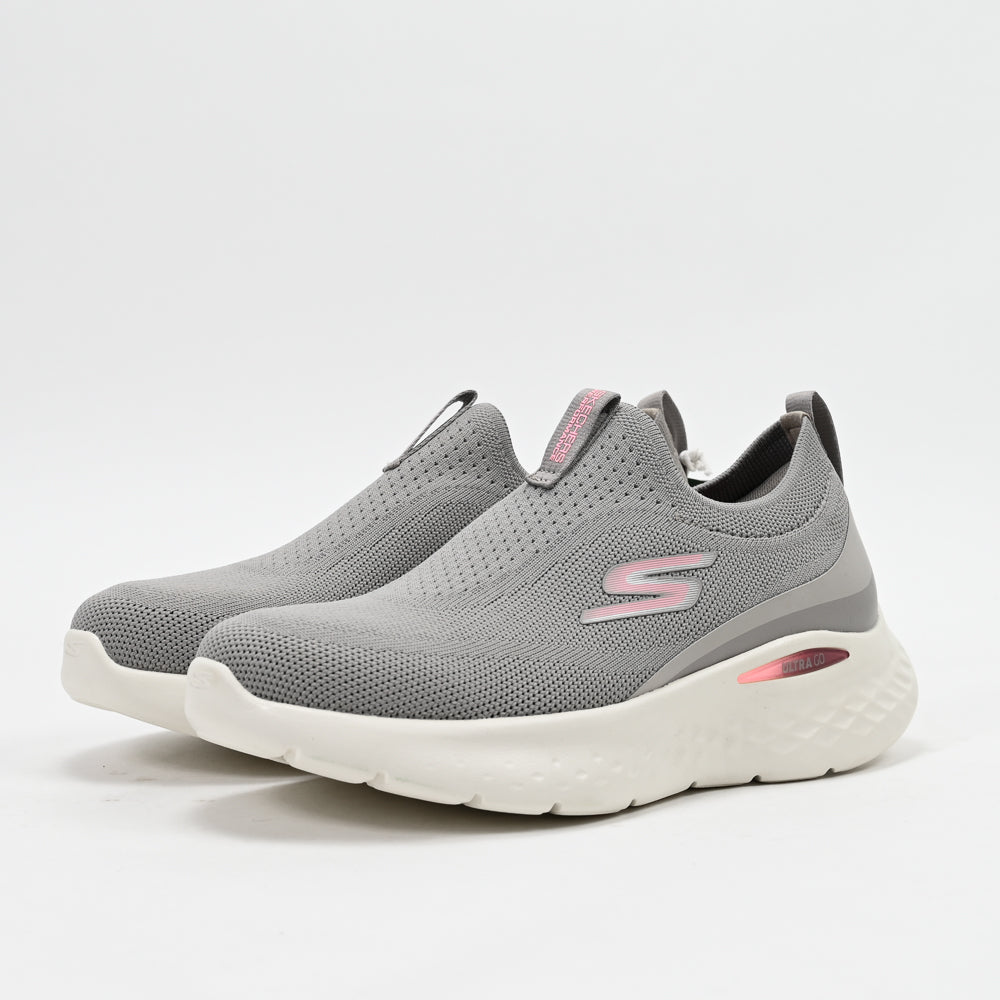 Skechers GO RUN Lite Aurora Sky — baskets femme rose vue arrière