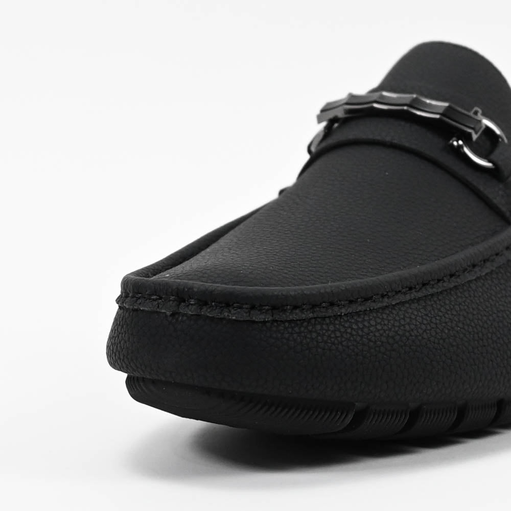 Massimo Mocassins Driving Loafers 222-10A-BLACK