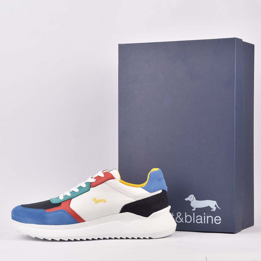 Harmont & Blaine — Chaussures daim bleu ciel