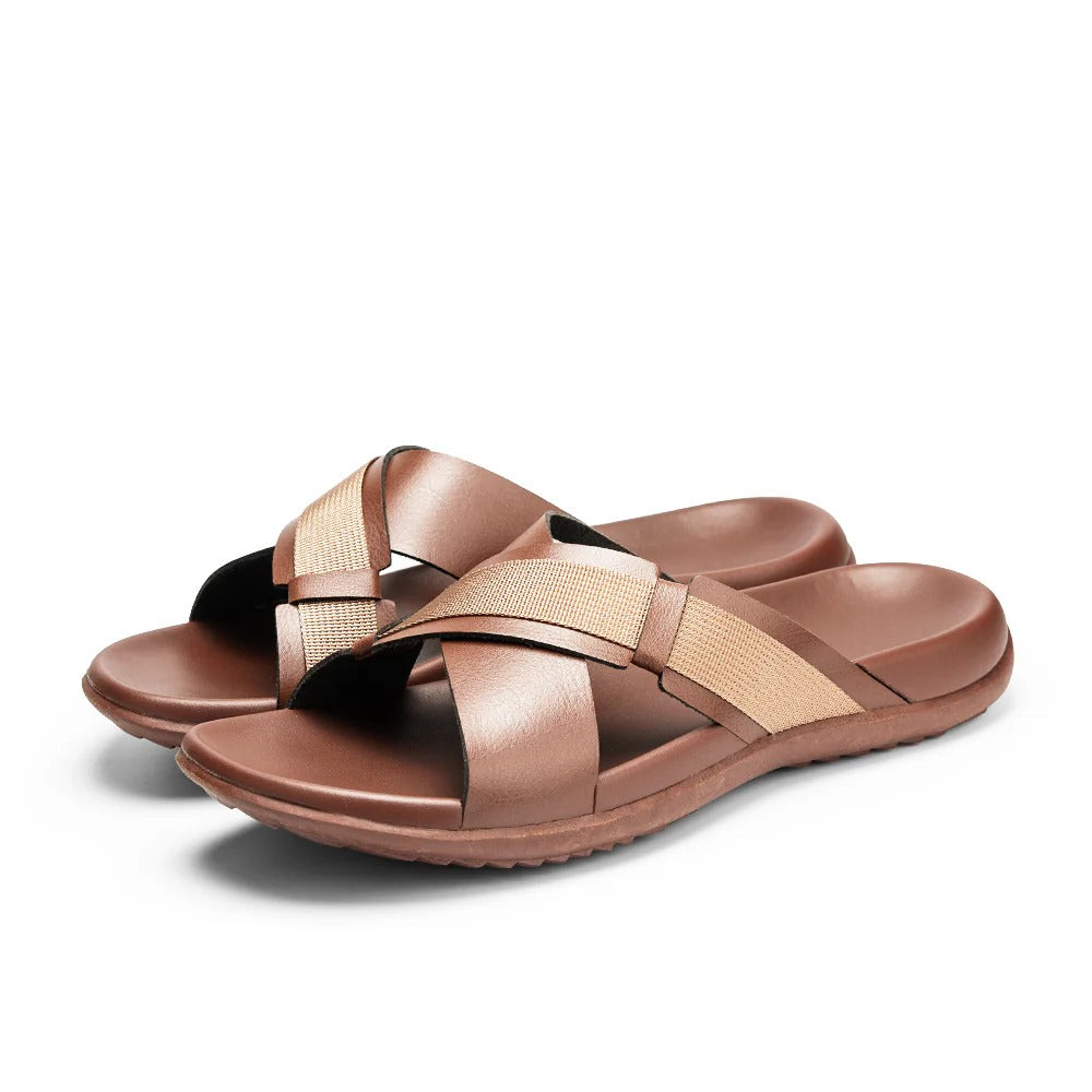 Puca Royal Slider — Claquettes marron