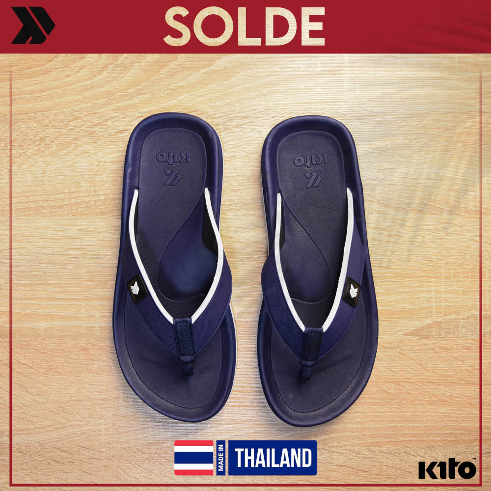 Kito — Claquettes bleu marine mode