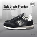 La Martina Low Sneakers Two-Tone Platform LFM252.041.A70.A4