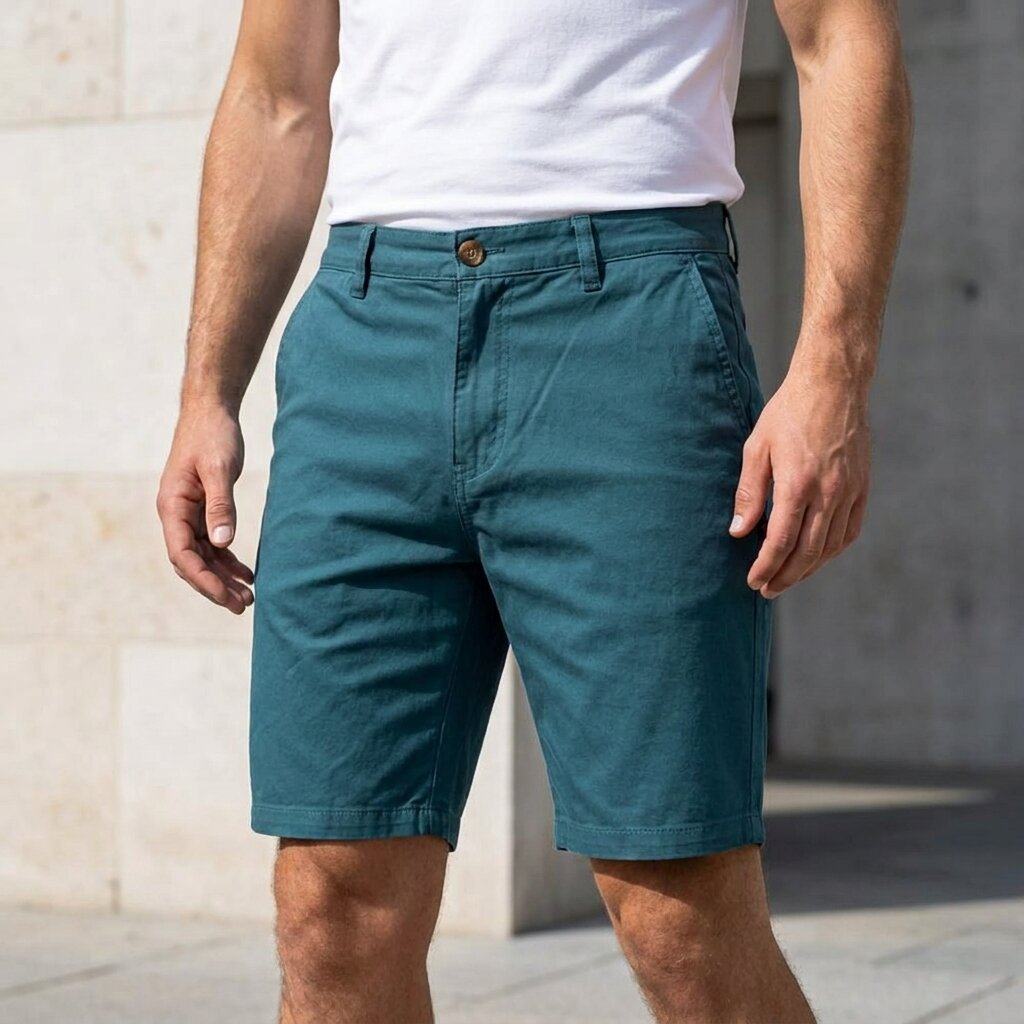 DEPART Short chino homme G21-000175-BLUE013