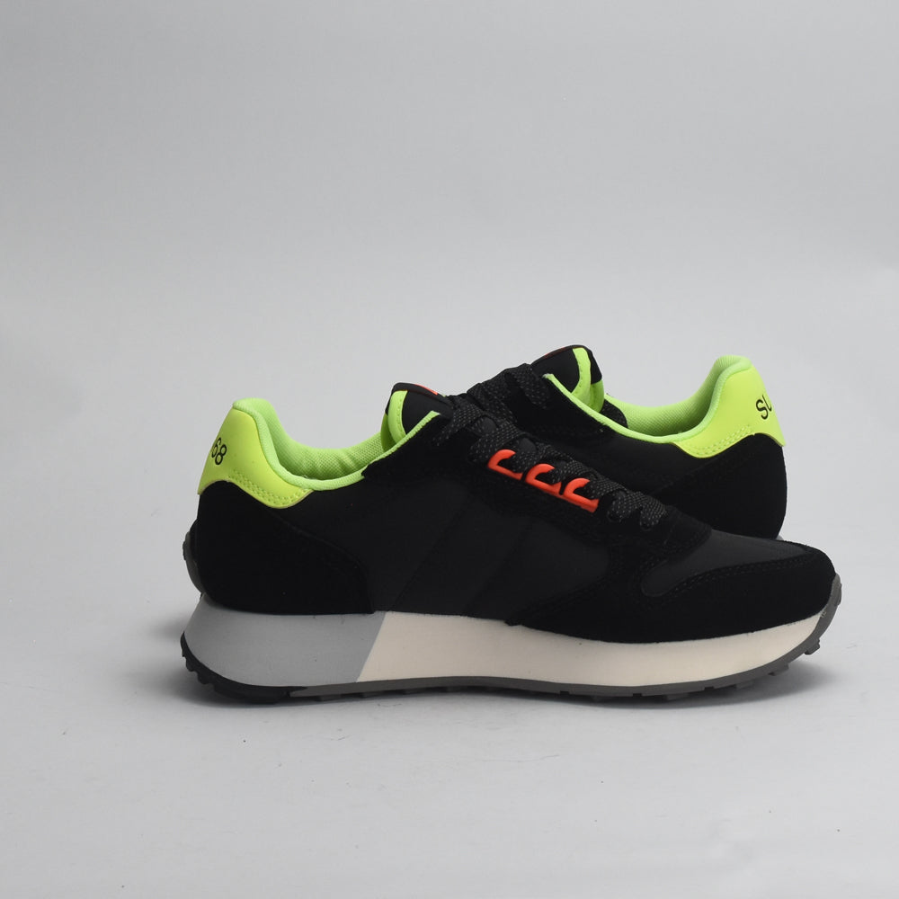 Sun68 Jaki 2.0 — Baskets noires fluo