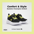 Champion — Baskets enfant noires mode