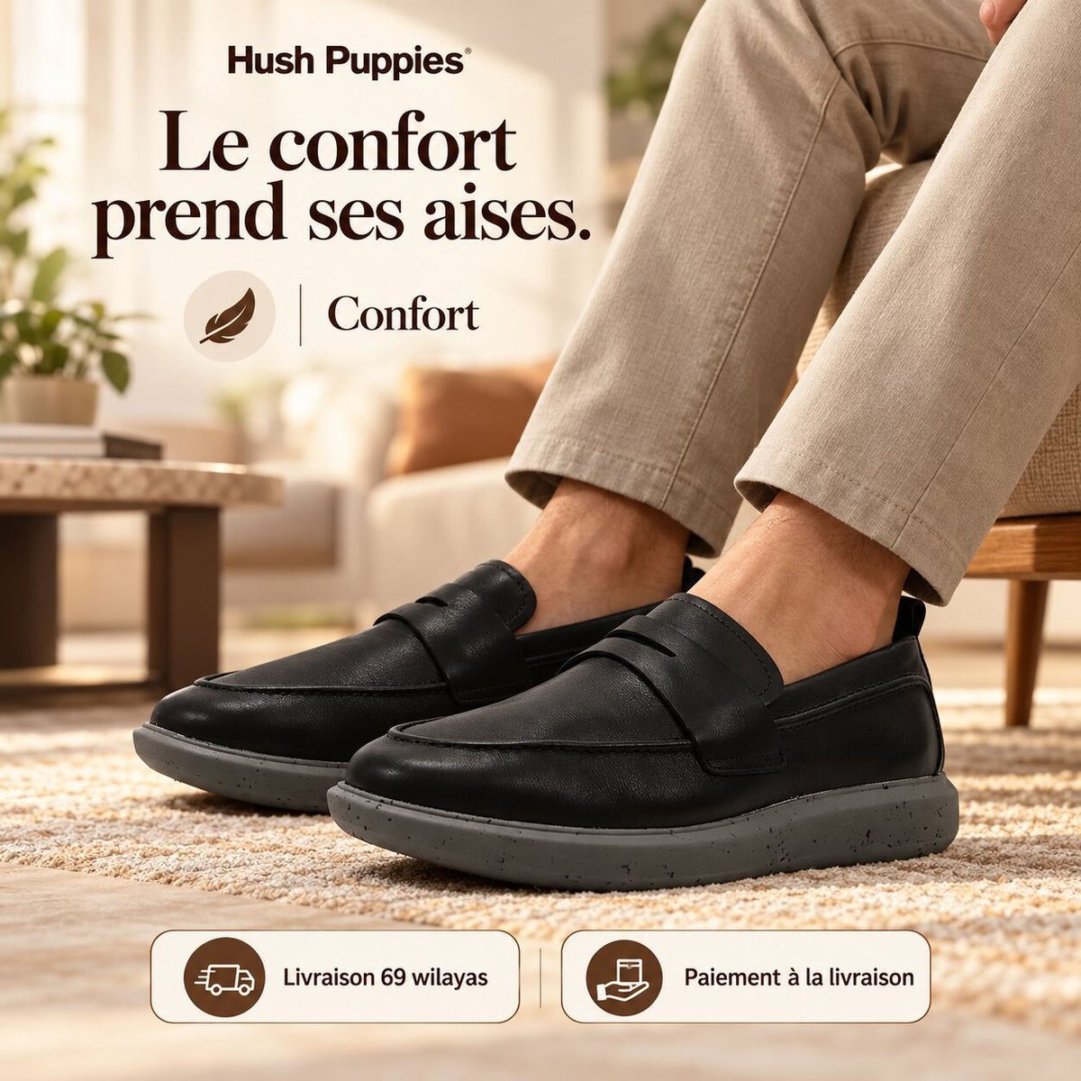 Hush Puppies HPM10654 — chaussures homme