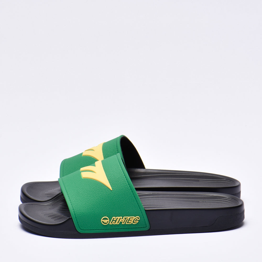 HI TEC CORE SLIDE BLACK BEAUTY/JELLY BEAN/SAMOAN SUNHI TEC CORE SLIDE BLACK BEAUTY/JELLY BEAN/SAMOAN SUN