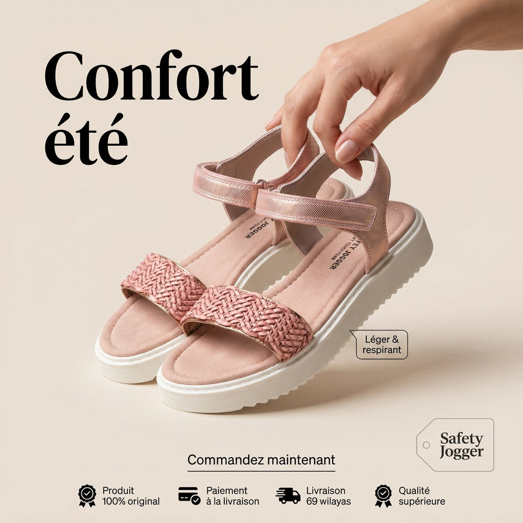Safety Jogger Kids Sandales Enfant 589521-NUDE