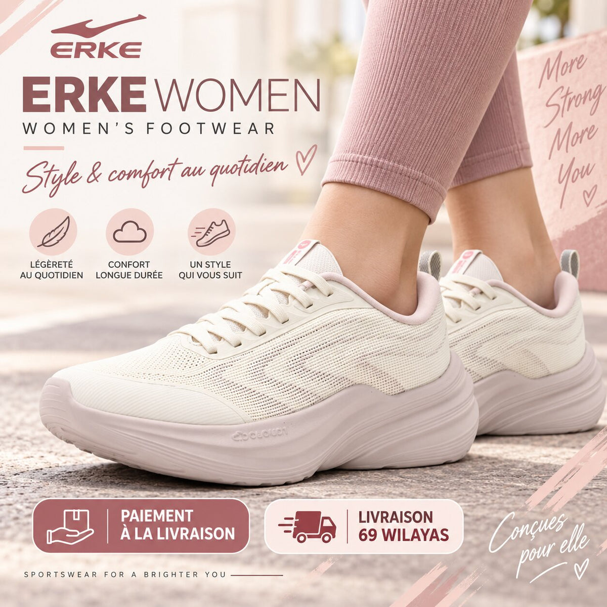 ERKE Légère — baskets femme