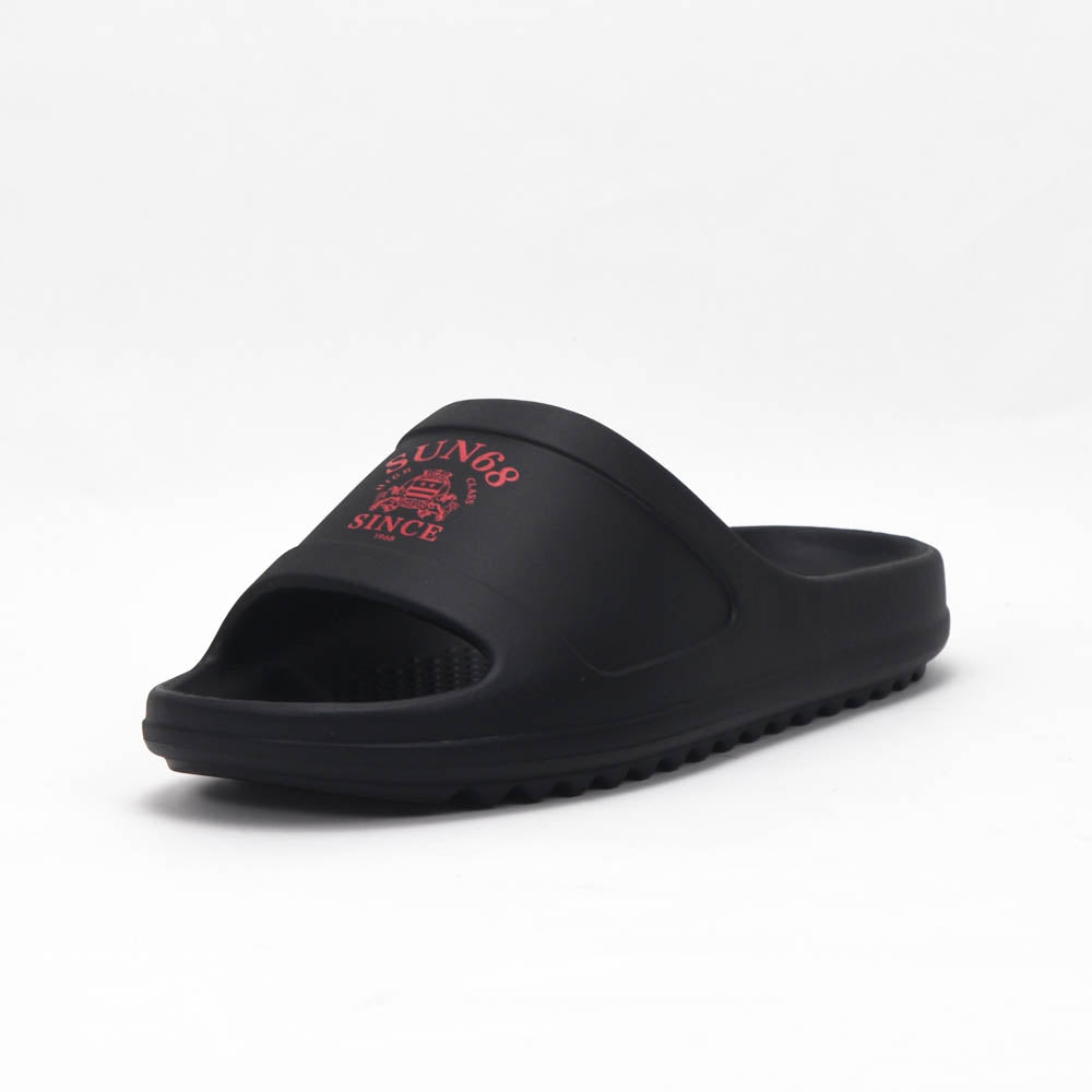 SUN68 Slippers Monoblock X36113-1110-NERO-ROSSO