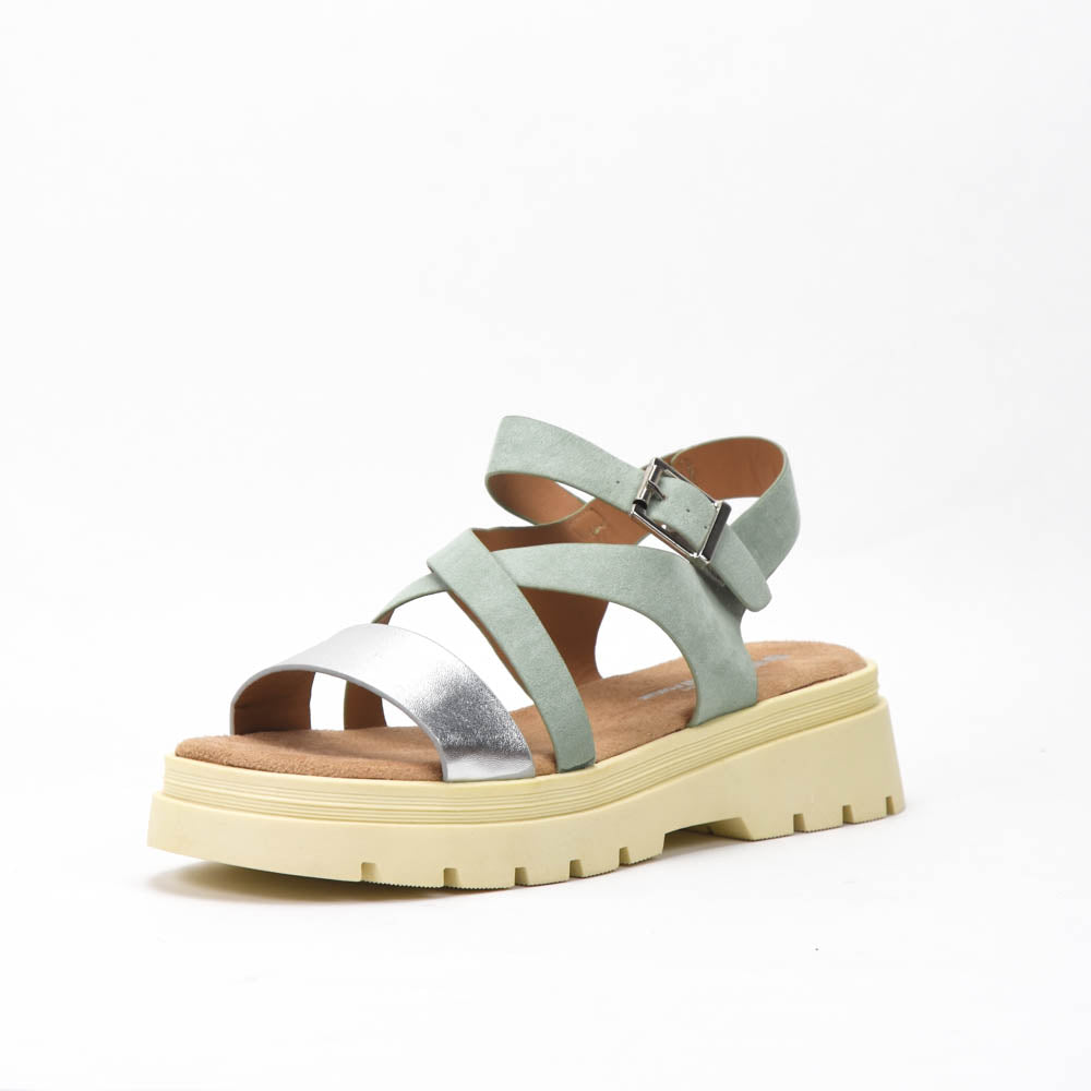 Safety Jogger Sandales Jeune Fille Métallisées 590033-SIL-MTG