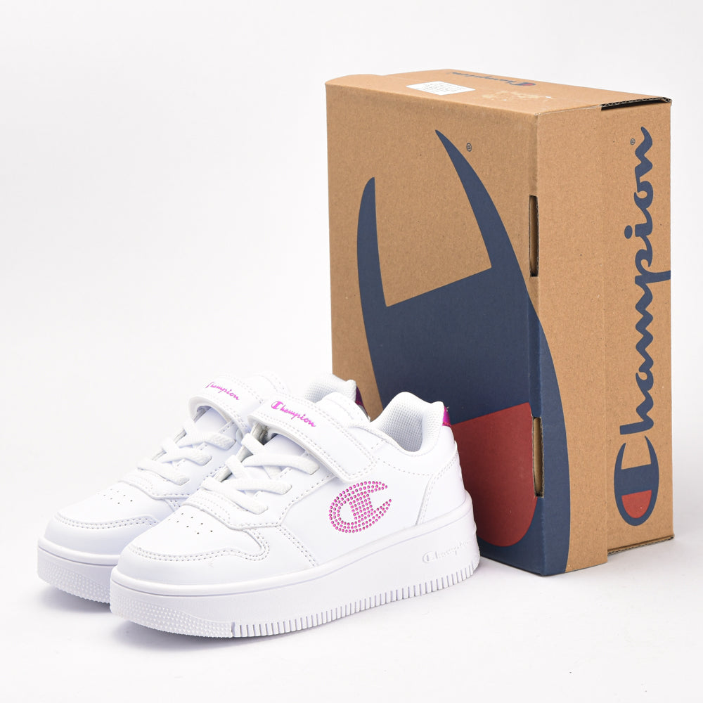 Champion — Chaussures enfant running blanches