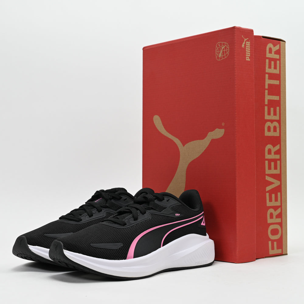 PUMA Skyrocket Lite — baskets running femme noir détail