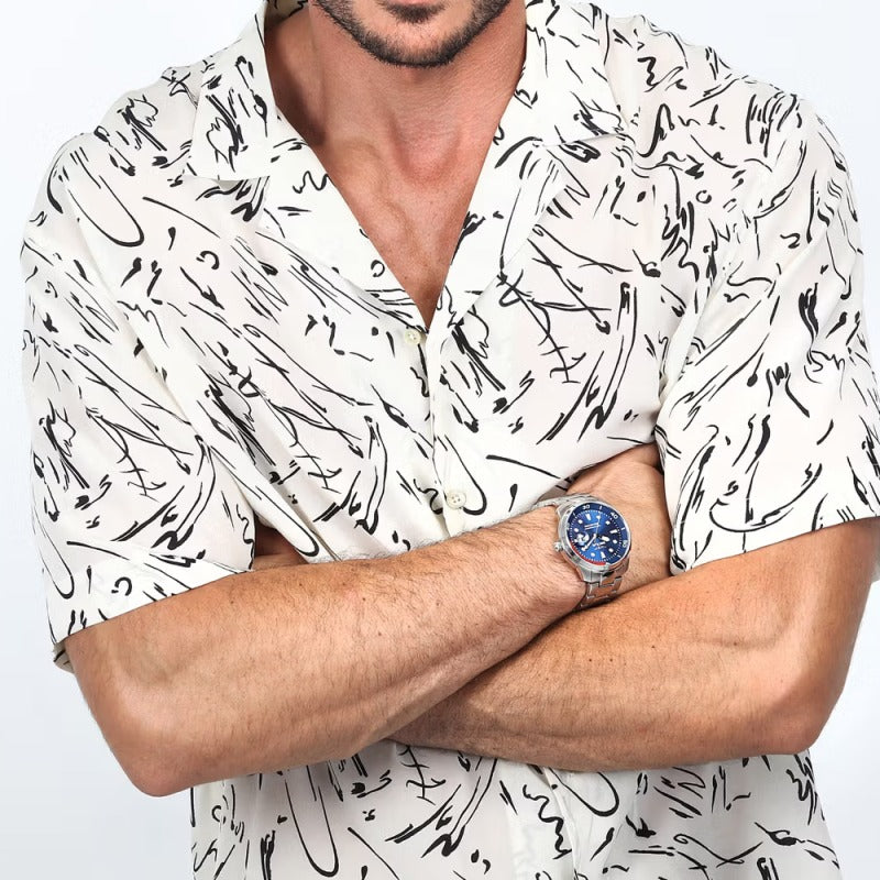 Montre Homme SECTOR Oversize R3253102029 - Acier Inoxydable Bleu, Quartz, Étanche 100M