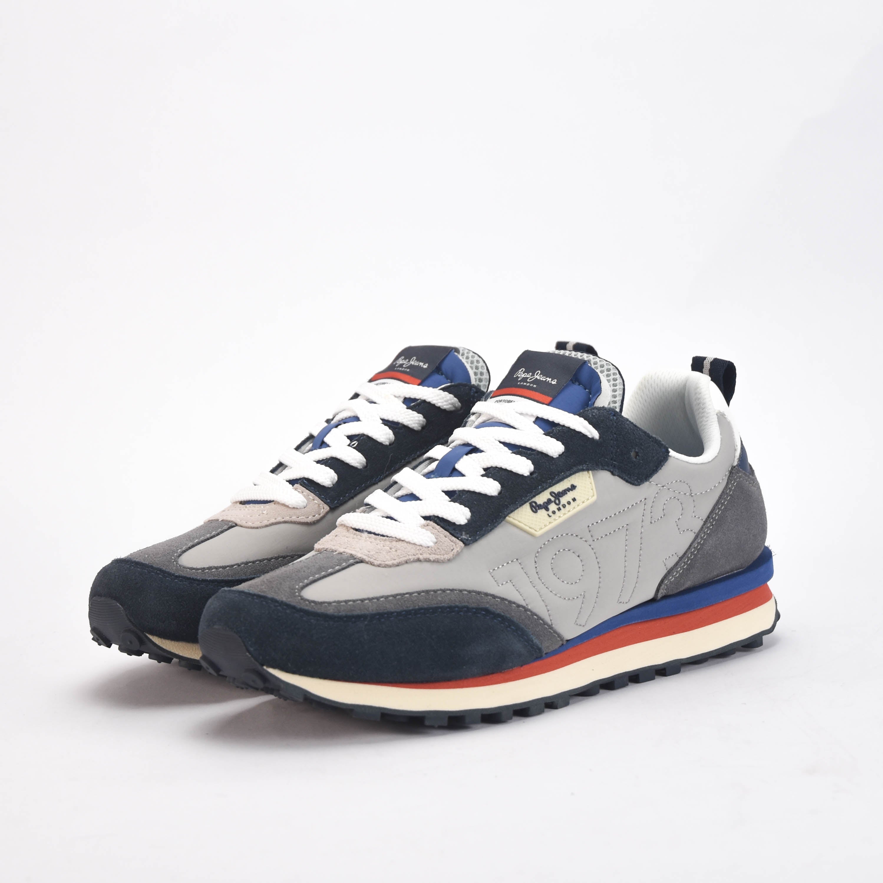 Pepe Jeans — Baskets bleu marine