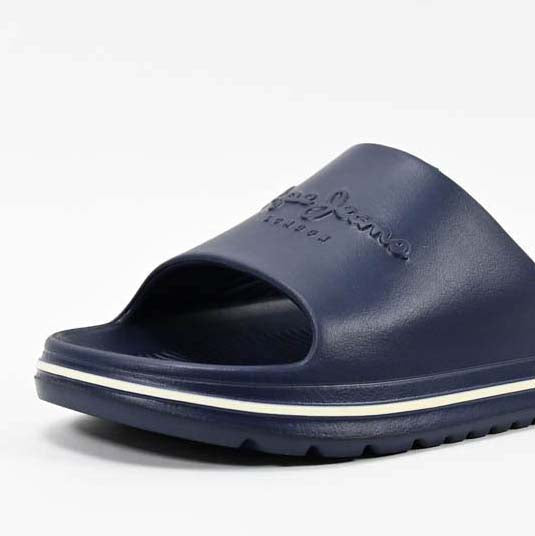 Pepe Jeans Beach — Claquettes homme bleues