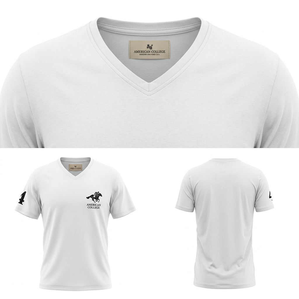 American College t-shirt pour HoTS2601040-WHITEmme