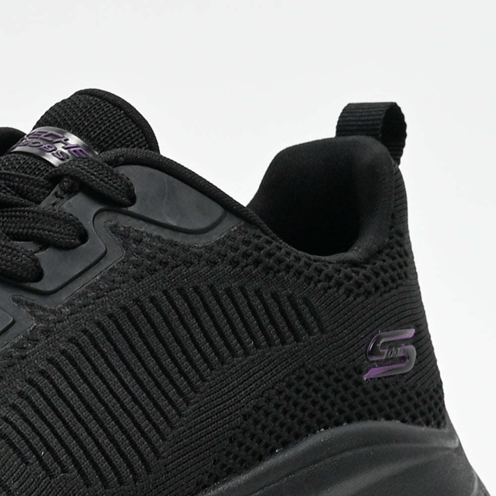 Skechers BOBS Squad Chaos Face Off — baskets femme noir talon