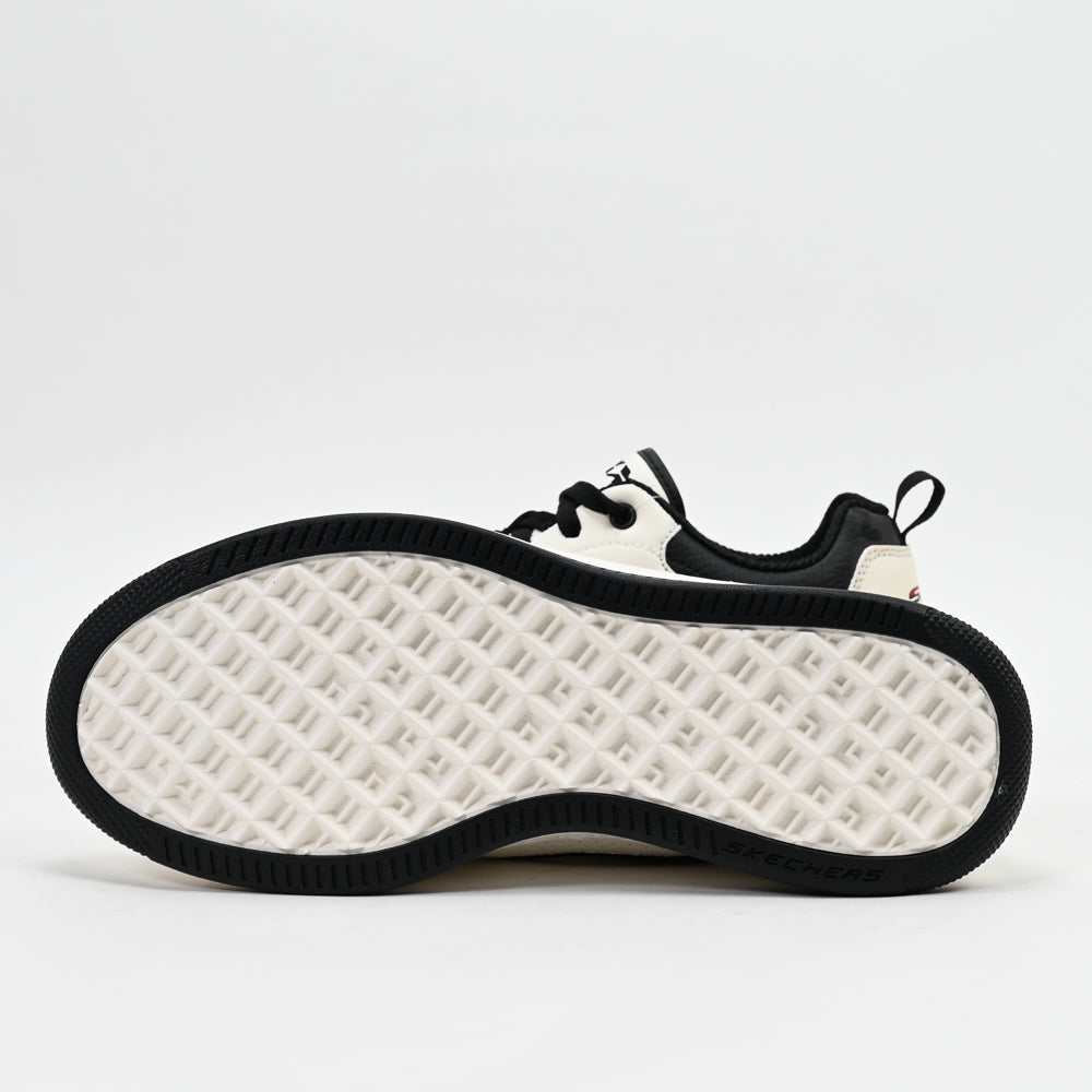 Skechers Sport Court 92 Ottoman — baskets homme blanc noir trois-quarts