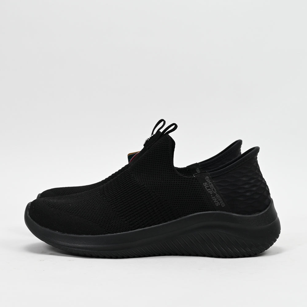 Skechers Ultra Flex 3.0 Cozy Streak — baskets femme noir semelle