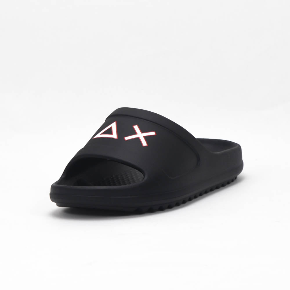 SUN68 Slippers Monoblock X36114-1110-NERO-ROSSO
