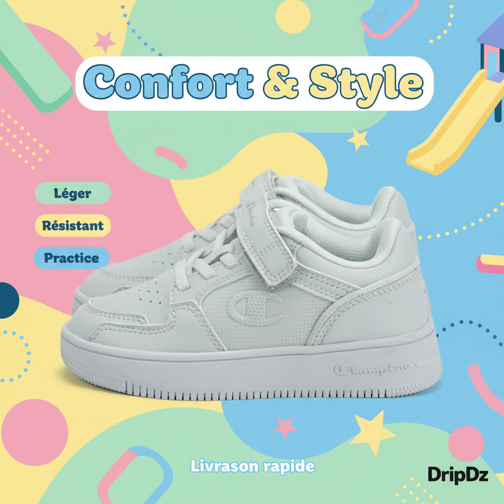 Champion — Baskets enfant bleu