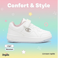 Champion — Baskets enfant blanches sport