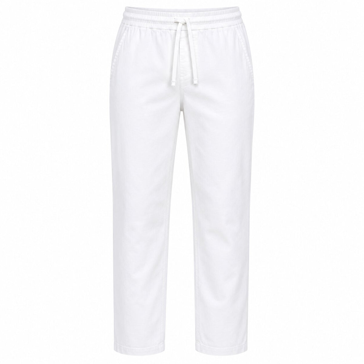 Départ — Pantalon en lin blanc pour homme