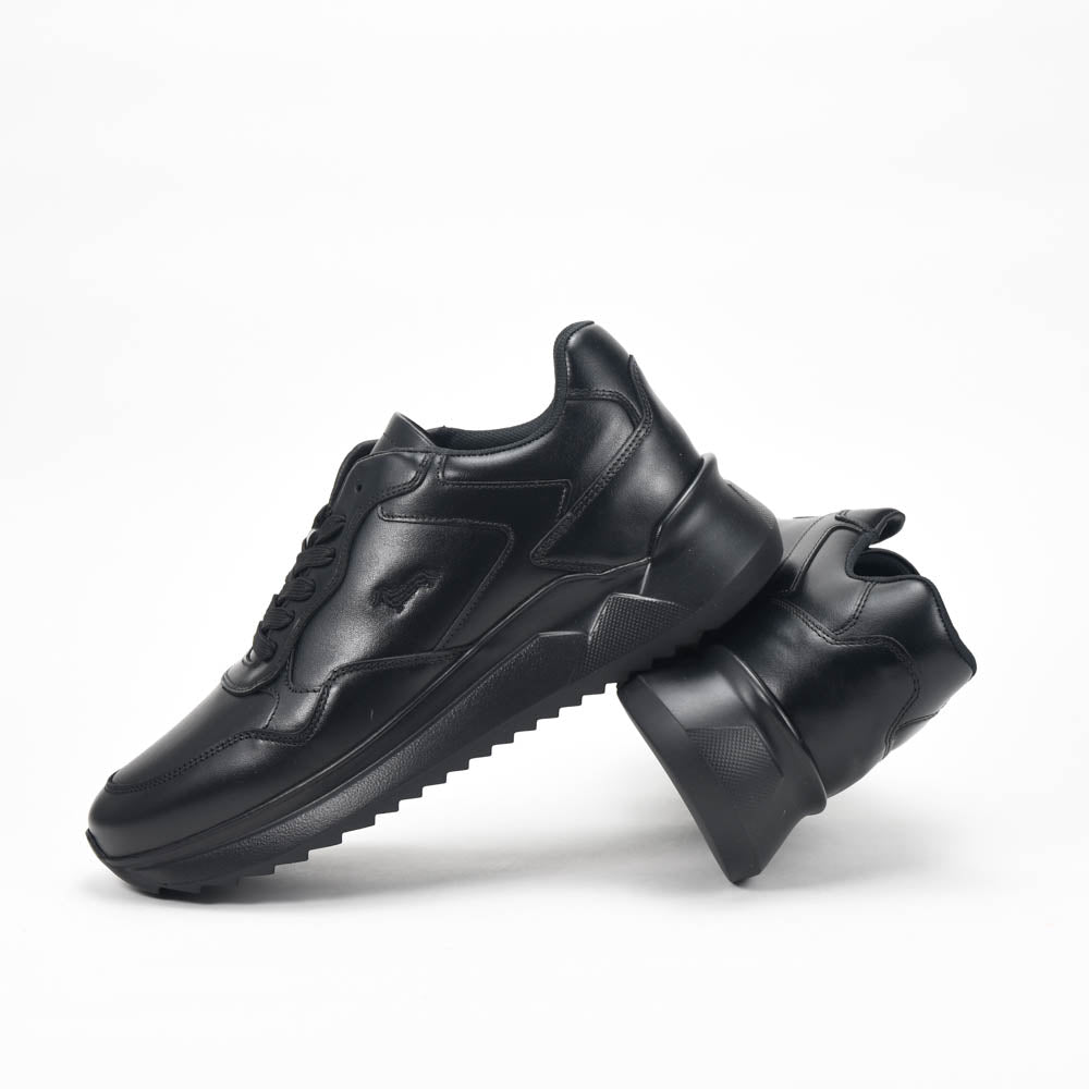 Harmont and Blaine Sneakers Leather Black EFM252.070.1B0.11
