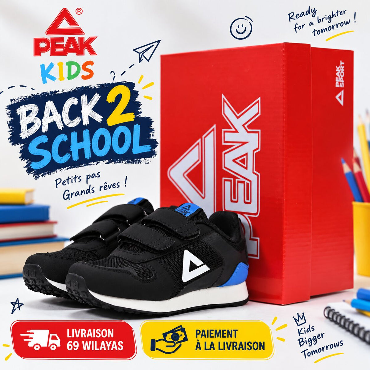 PEAK Kids EK59560E-20 — baskets enfant