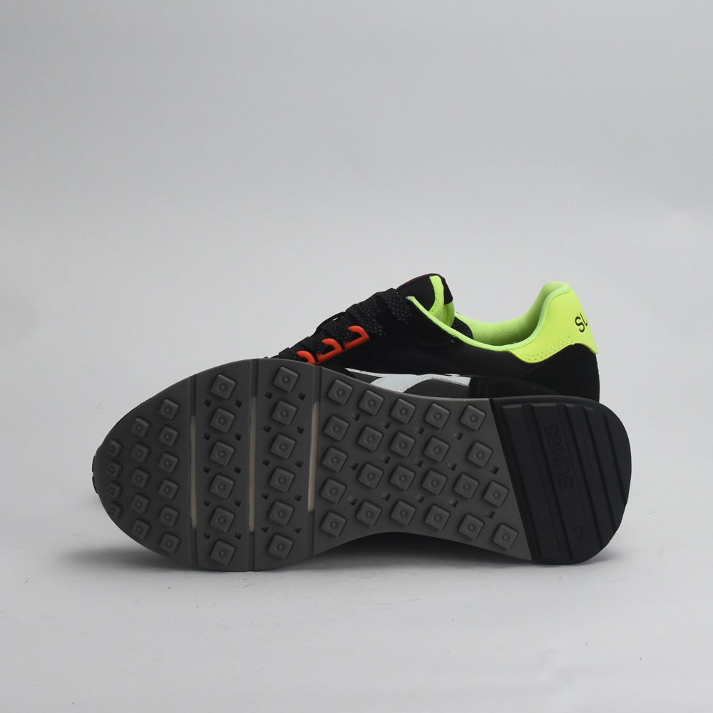 Sun68 Jaki 2.0 — Baskets noires fluo