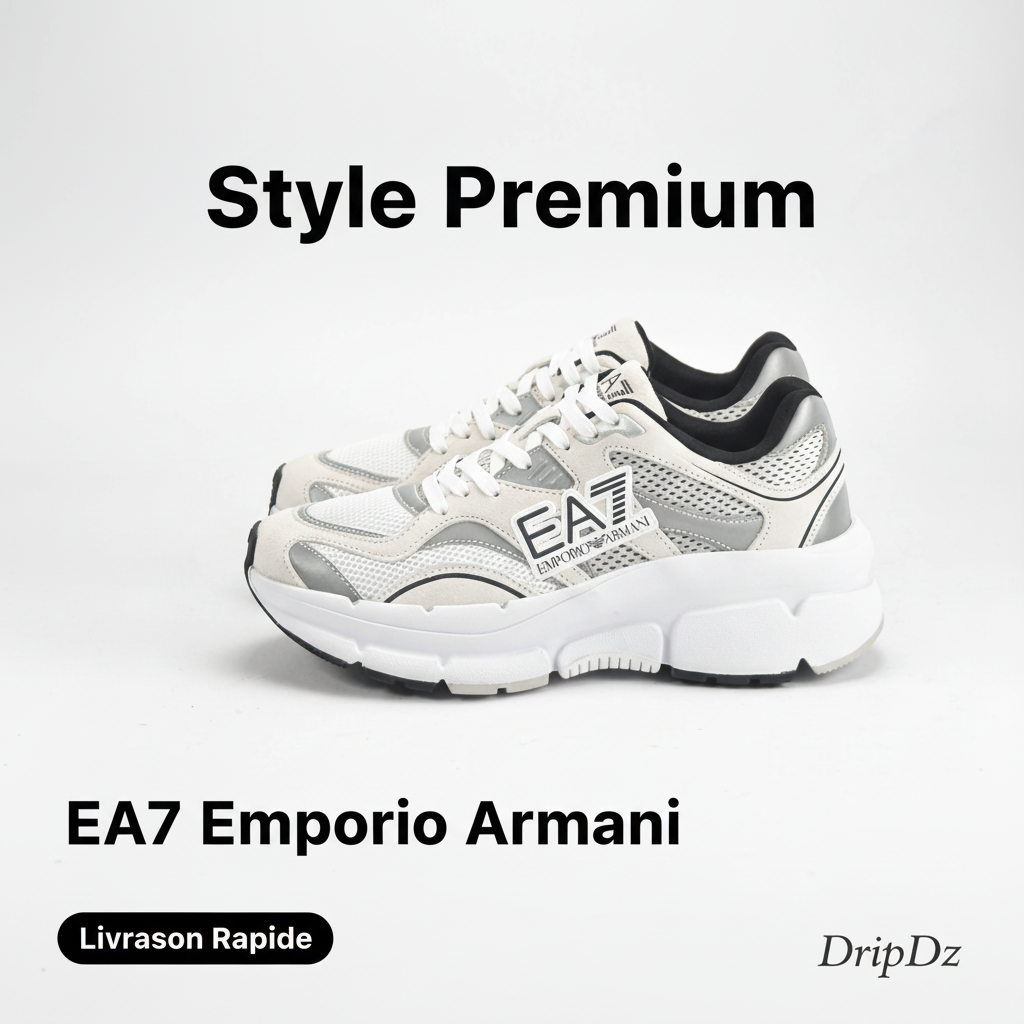 Emporio Armani — Baskets grises