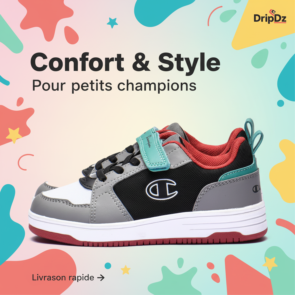 CHAMPION - MIRO GREY/BLACK/RED \ CHF241B113-3U