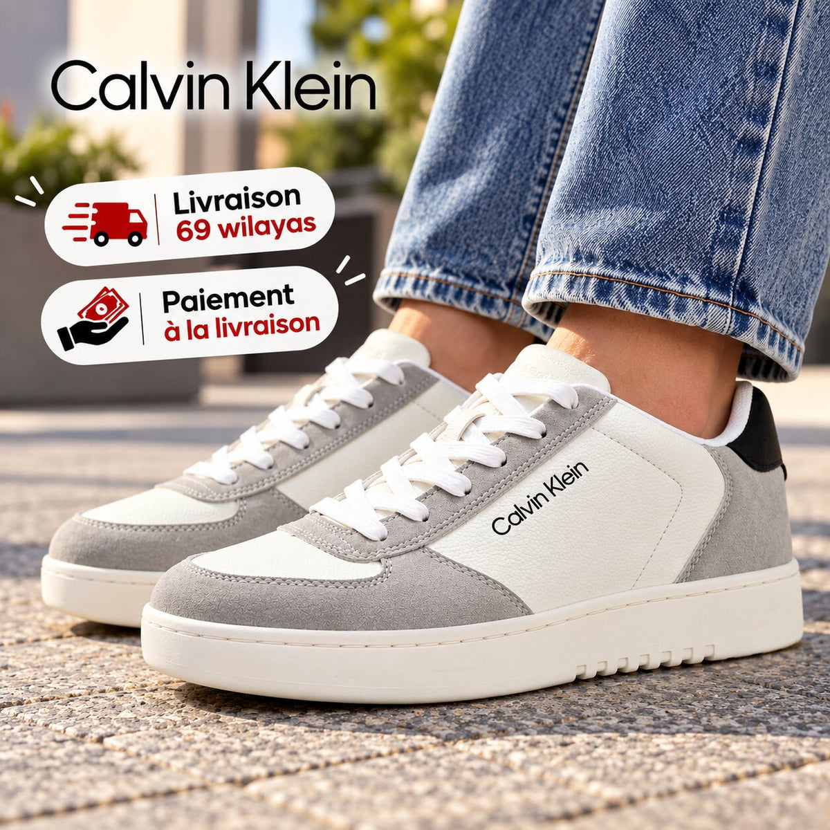 Calvin Klein Cico Classic FWOFW25290-3WBE — baskets homme — vue 3