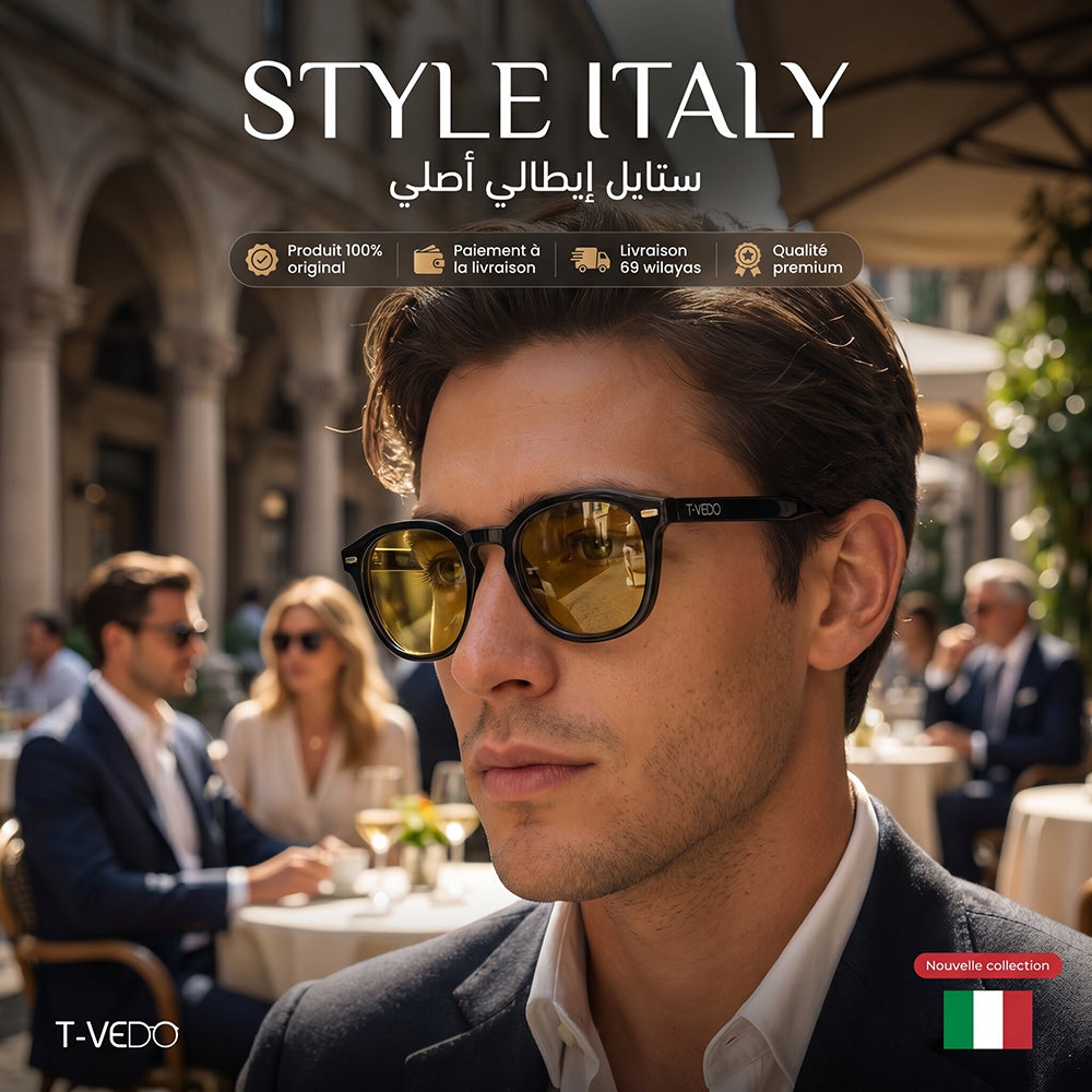Lunette de soleil T-Vedo Sun Florida Nero/Giallo 8032539567633