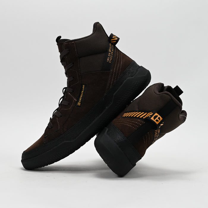 Boots CAT Hex Hi Utility Coffee Bean Homme P110502