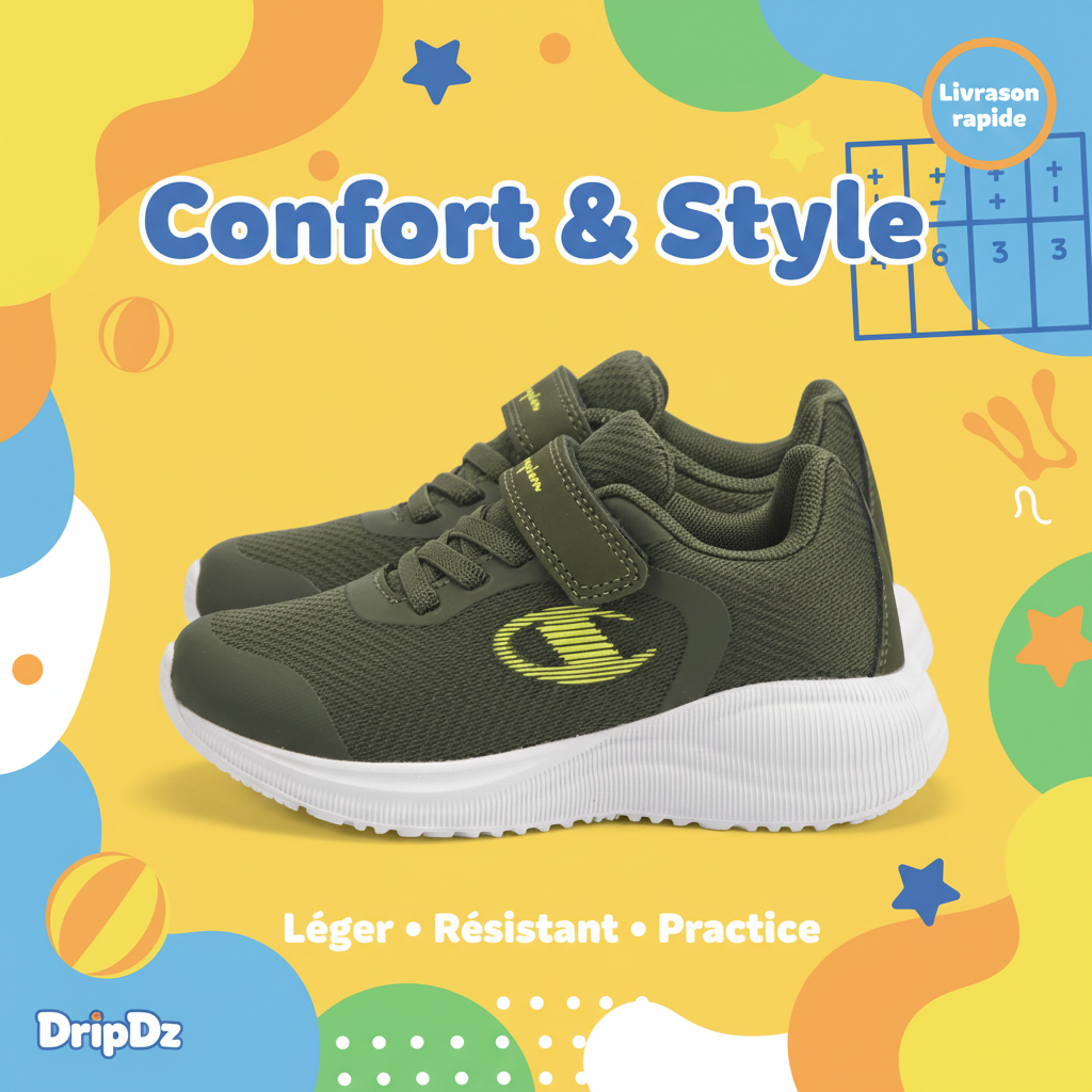 Champion — Baskets enfant grises